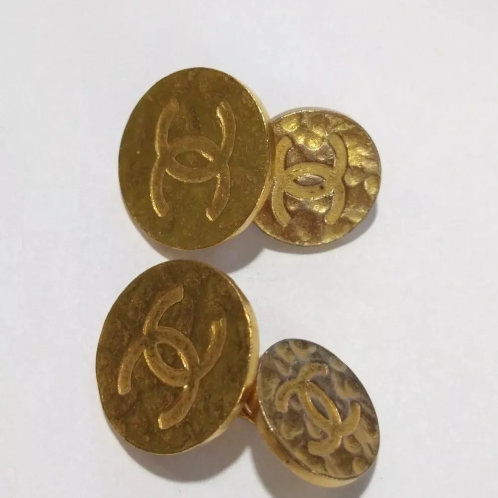Chanel cufflinks 1980s vintage - Picture 2 of 5
